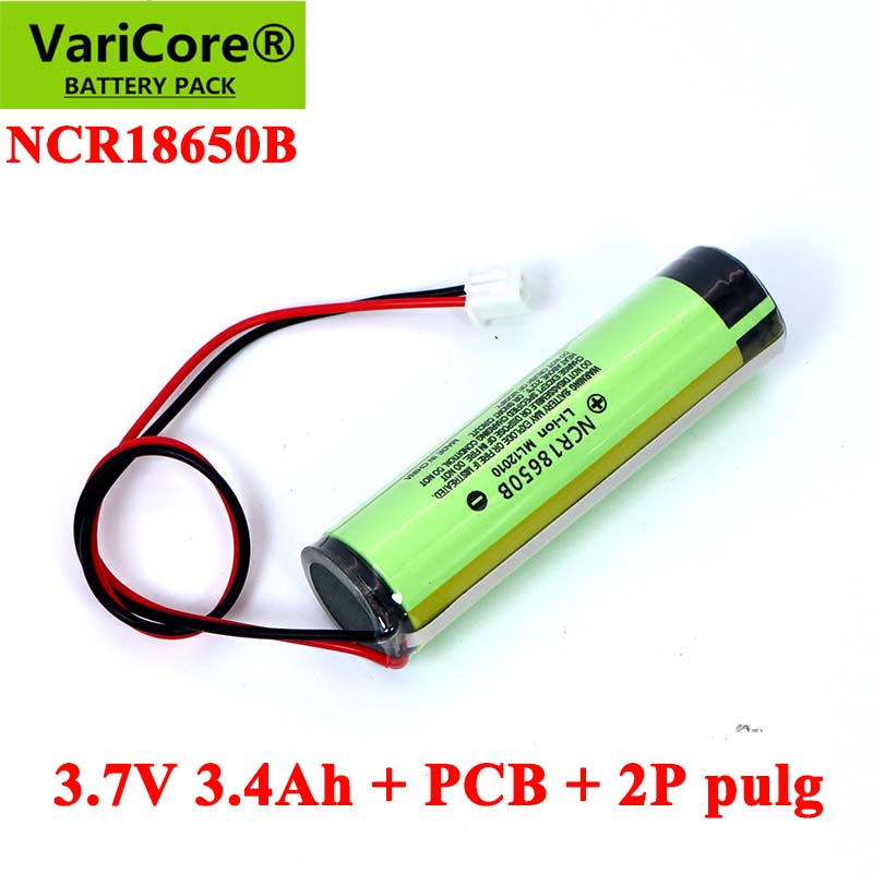Batterie 18650 3,4Ah + connecteur